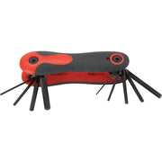 SAE Folding Hex Key Set, 9-Piece