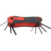 SAE Folding Hex Key Set, 9-Piece