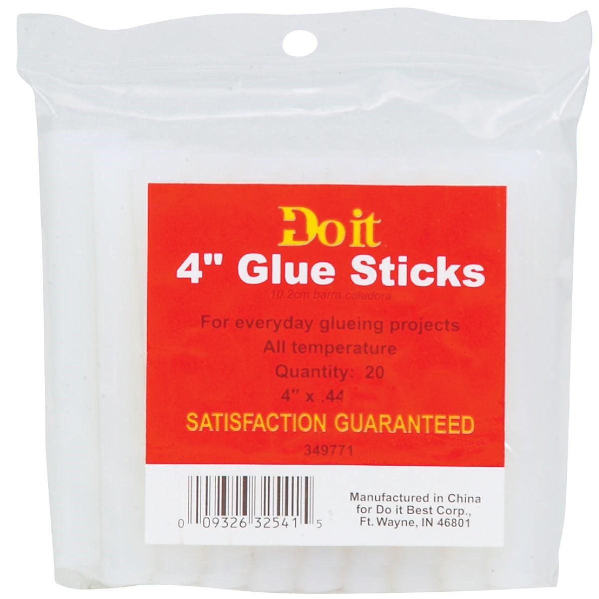 4 In. Standard Clear Hot Melt Glue (20-Pack)