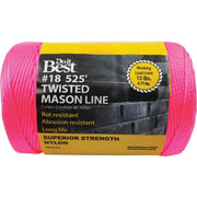 525 Ft. Fluorescent Pink Twisted Nylon Mason Line