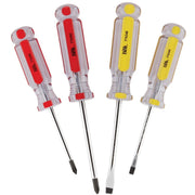 Slotted & Phillips Screwdriver Set (4-Piece)
