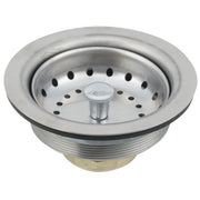 3-1/2 In. Stainless Steel Basket Chrome Housing Basket Strainer Assembly
