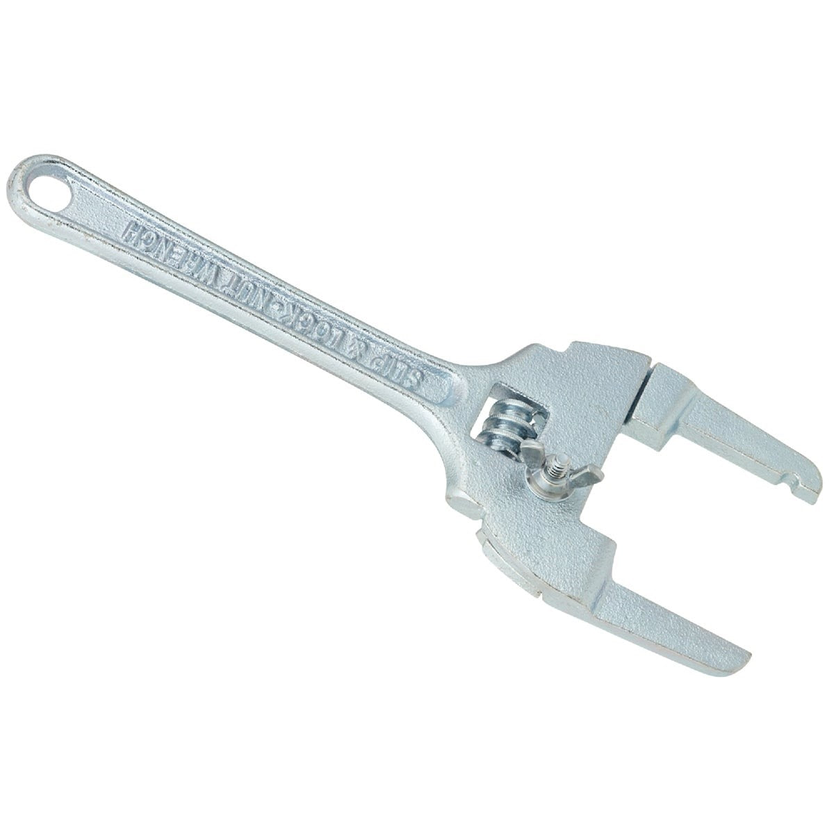 Adjustable 1 In. to 3 In. Cadmium-Plated Slip/Lock Nut Wrench