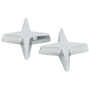 Cross Pattern Replacement Chrome Faucet Handle