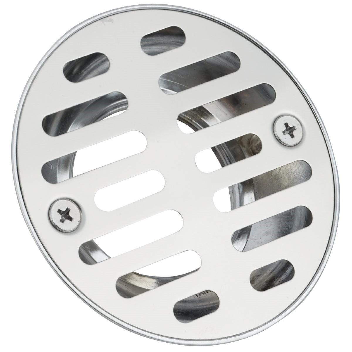 1-1/2 In. Cast Brass Shower Drain with 3-1/2 In. Stainless Steel Strainer