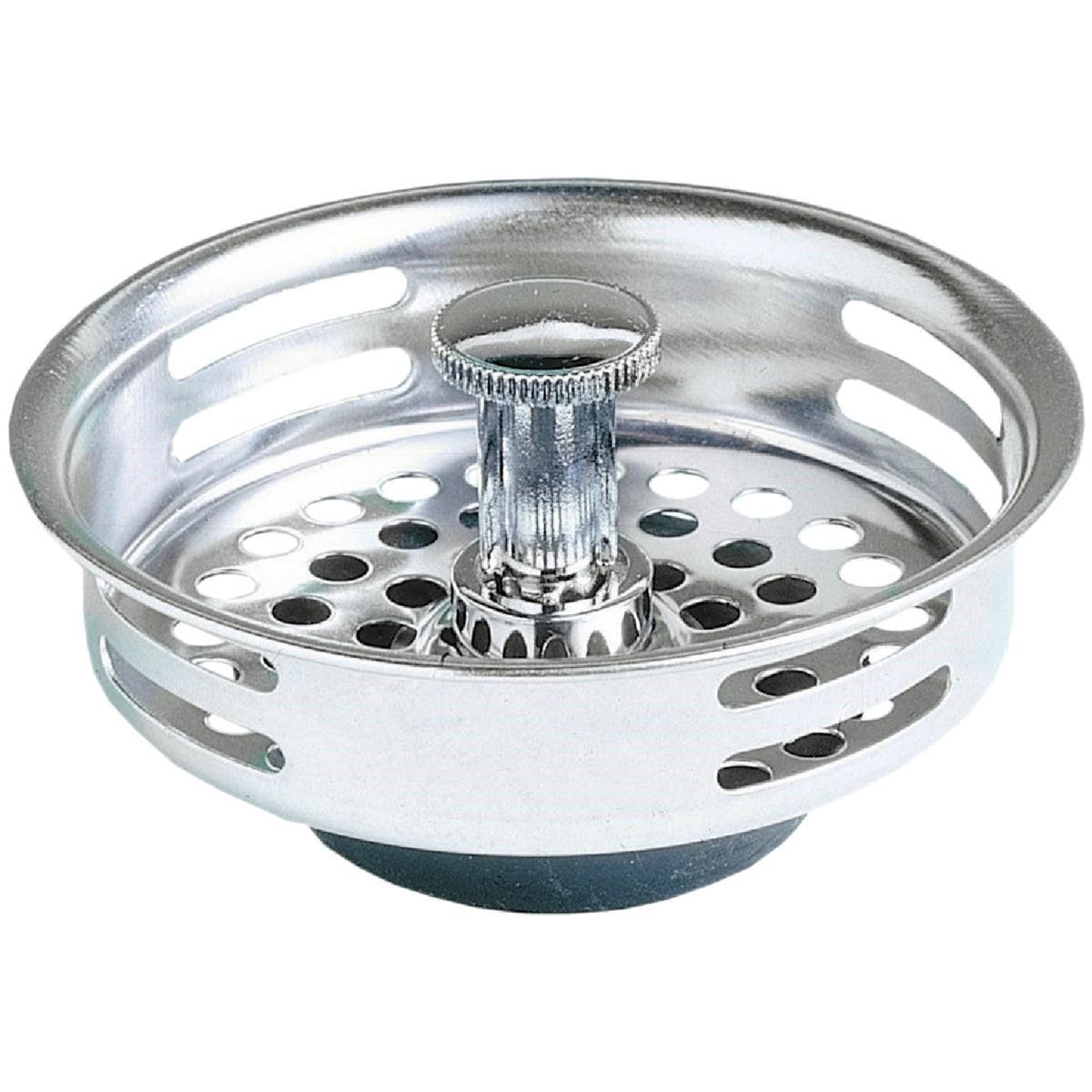 3-1/2 In. Stainless Steel Basket Strainer Stopper