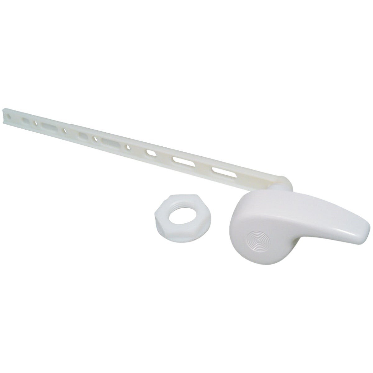 White Tank Lever with Plastic Arm