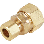 5/8 In. OD x 3/8 In. OD Brass Compression Reducing Union