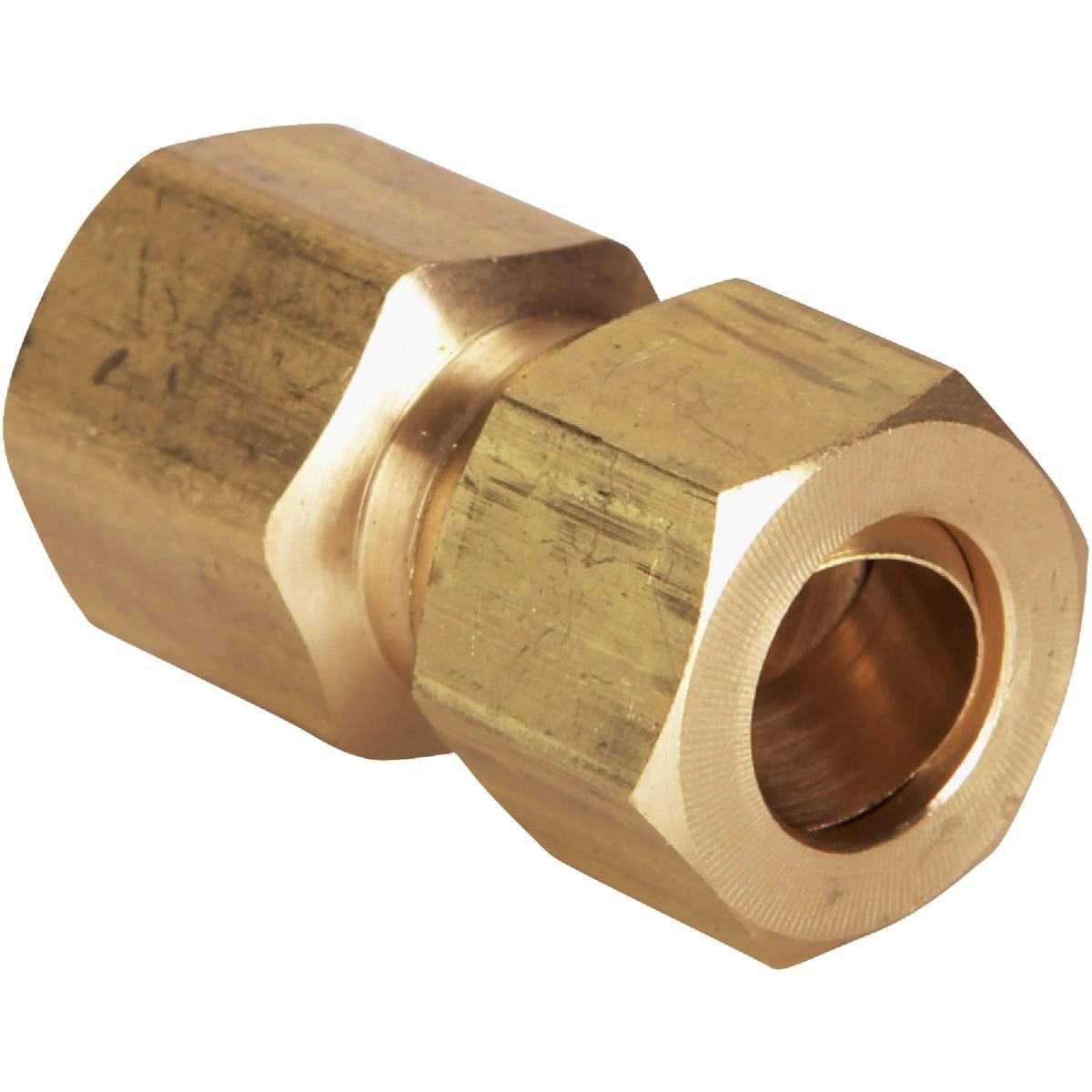 3/8 In. x 1/4 In. Brass Union Compression Adapter