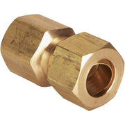 3/8 In. x 1/4 In. Brass Union Compression Adapter