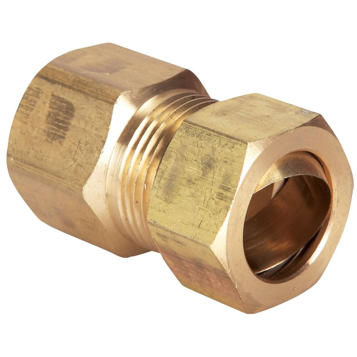 5/8 In. x 1/2 In. Brass Union Compression Adapter