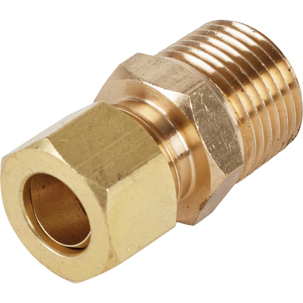 3/8 In. x 3/8 In. Brass Male Union Compression Adapter