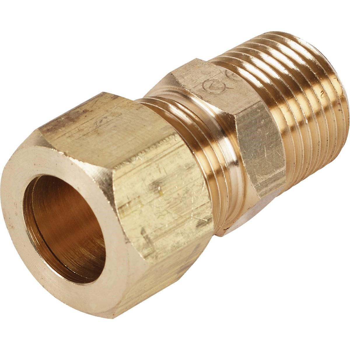 1/2 In. x 3/8 In. Brass Male Union Compression Adapter