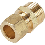 1/2 In. x 1/2 In. Brass Male Union Compression Adapter