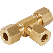 1/4 In. Compression Brass Tee