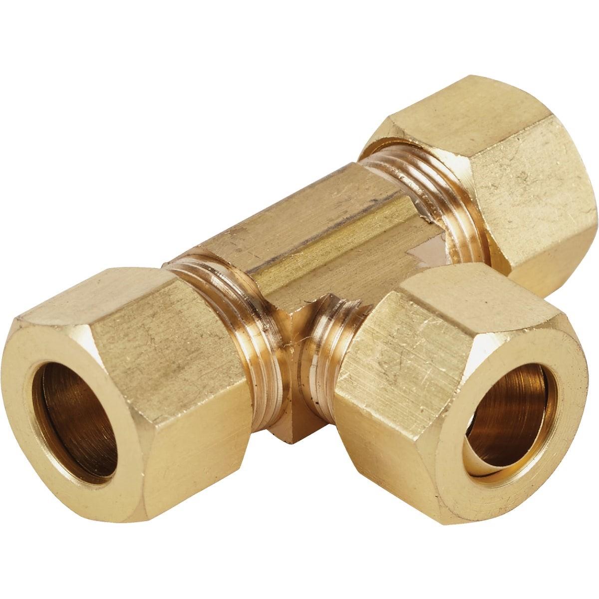 3/8 In. Compression Brass Tee