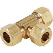 3/8 In. Compression Brass Tee