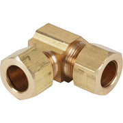 1/2 In. 90 Deg. 2-Way Low Lead Compression Brass Elbow (1/4 Bend)