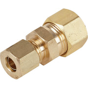 3/8 In. OD x 1/4 In. OD Brass Compression Reducing Union