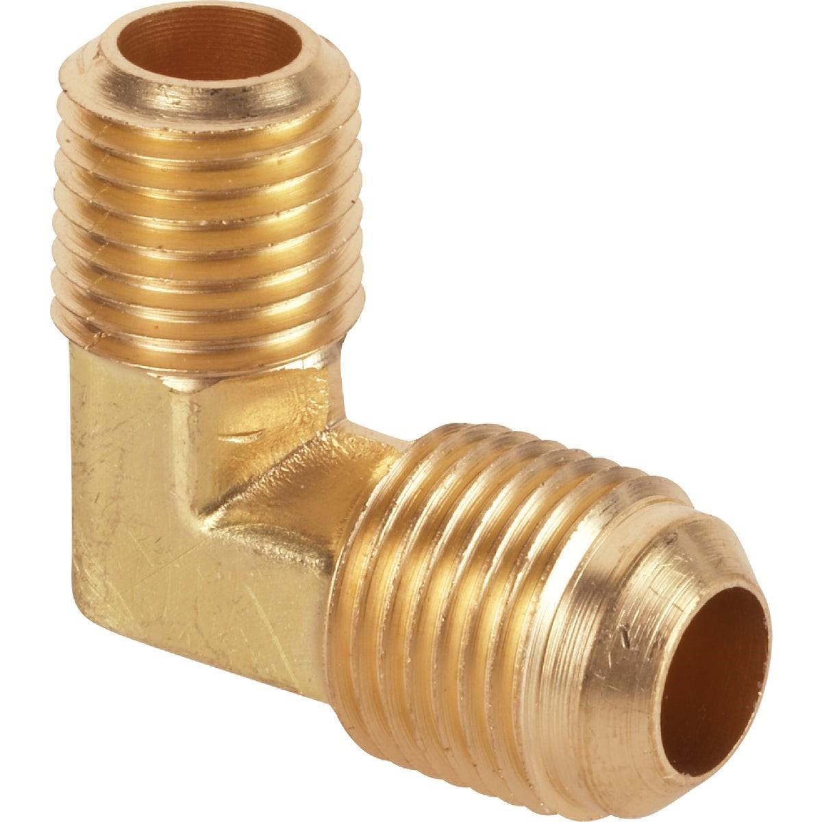 3/8 In. x 1/4 In. MIP 90 Deg. Flare Brass Elbow (1/4 Bend)