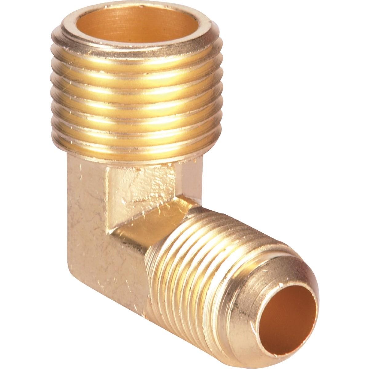 3/8 In. x 1/2 In. MIP 90 Deg. Flare Brass Elbow (1/4 Bend)