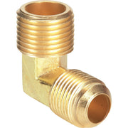1/2 In. x 1/2 In. MIP 90 Deg. Flare Brass Elbow (1/4 Bend)