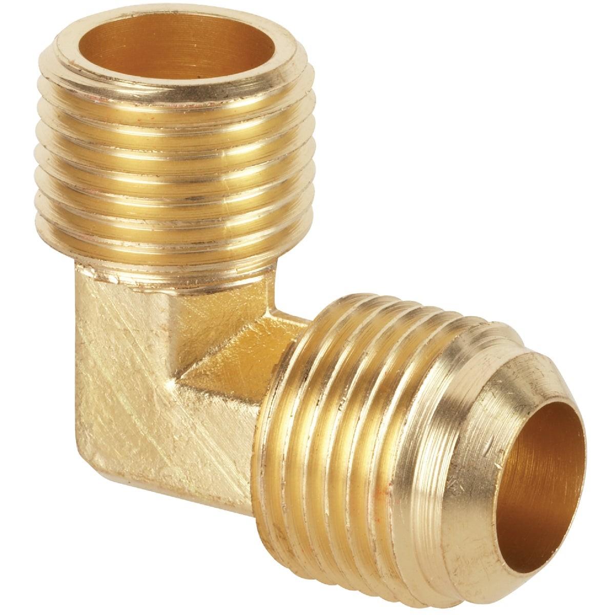 5/8 In. x 1/2 In. MIP 90 Deg. Flare Brass Elbow (1/4 Bend)