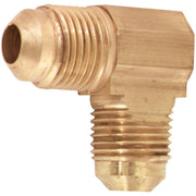 3/8 In. x 3/8 In. 90 Deg. 2-Way Low Lead Flare Brass Elbow (1/4 Bend)