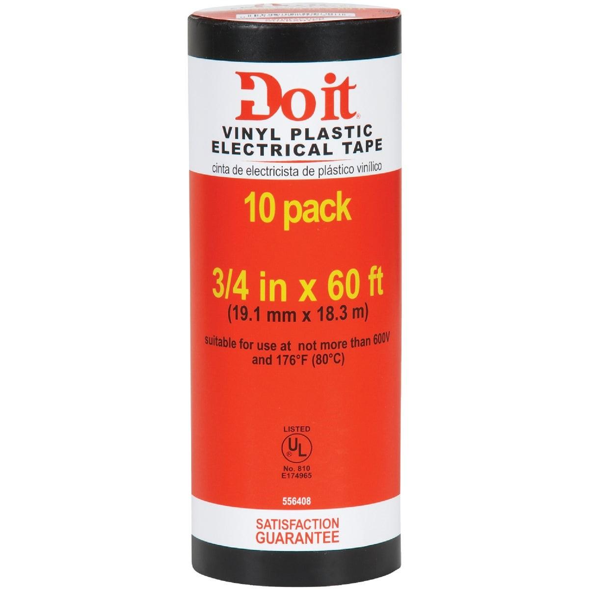 General Purpose 3/4 In. x 60 Ft. Electrical Tape (10-Pack)