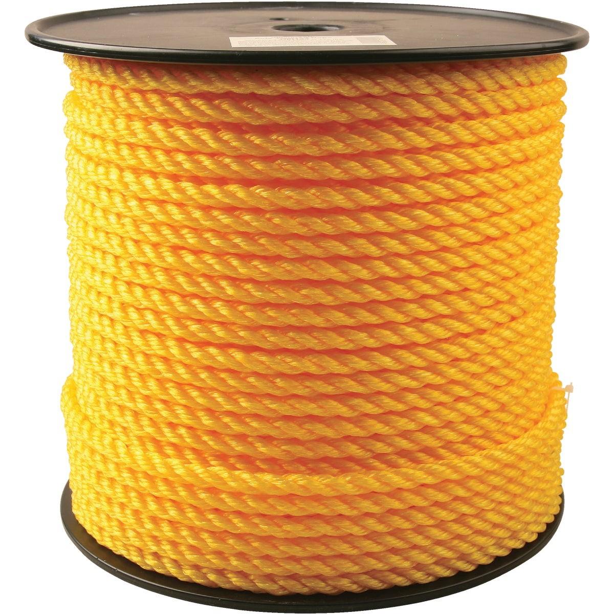 3/8 In. x 350 Ft. Yellow Twisted Polypropylene Rope