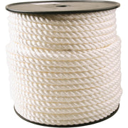 1/2 In. x 250 Ft. White Twisted Nylon Rope
