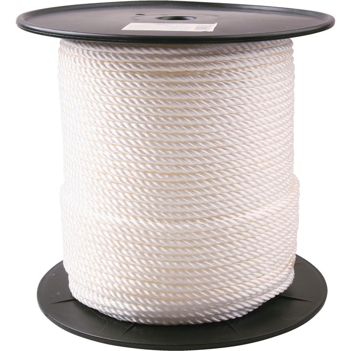 1/4 In. x 600 Ft. White Twisted Nylon Rope
