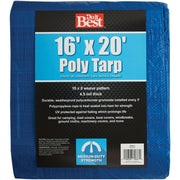 Blue Woven 16 Ft. x 20 Ft. Medium Duty Tarp