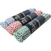 1/4 In. x 50 Ft. Assorted Colors Diamond Braided Polyester Packaged Rope