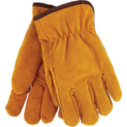 Men's Medium Lined Leather Winter Work Glove