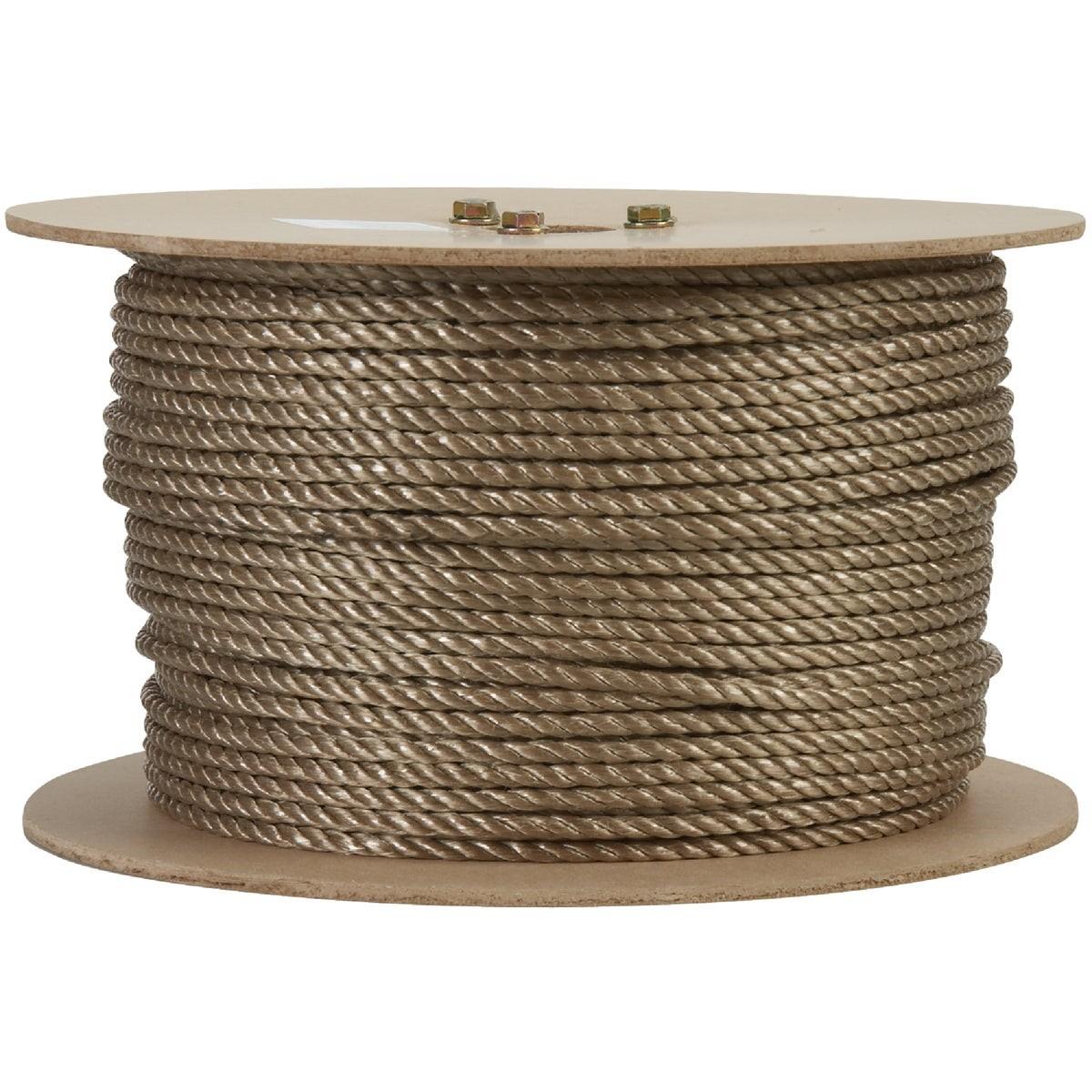 1/4 In. x 600 Ft. Brown Twisted Unmanila Polypropylene Rope