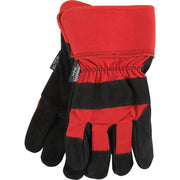 Men's Large Leather Winter Work Glove