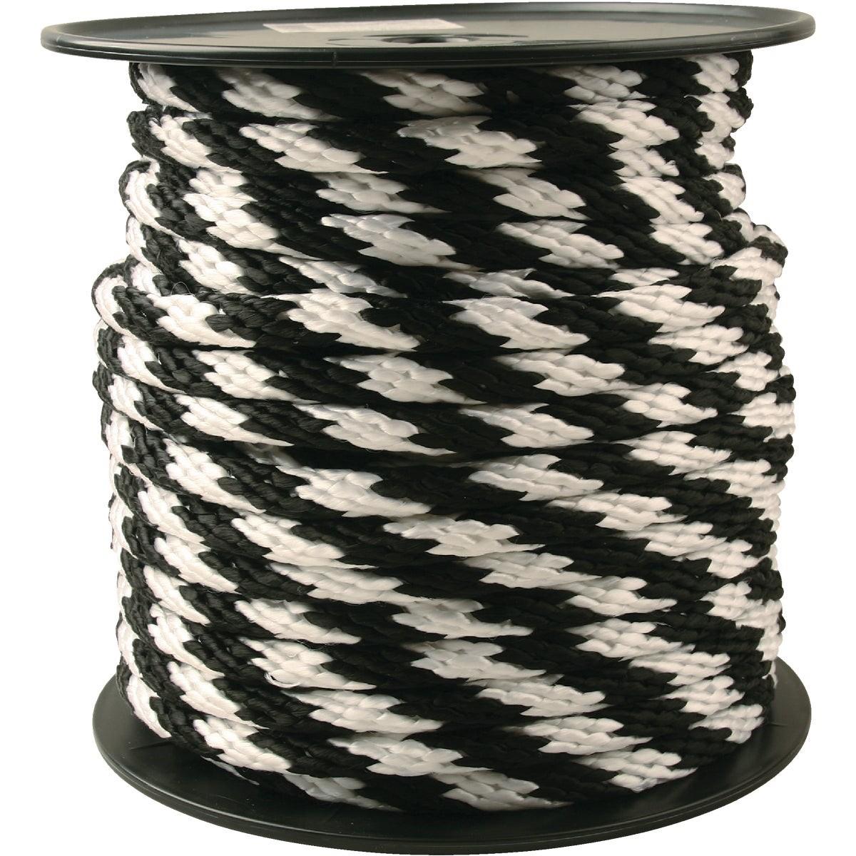5/8 In. x 150 Ft. Black & White Derby Polypropylene Rope