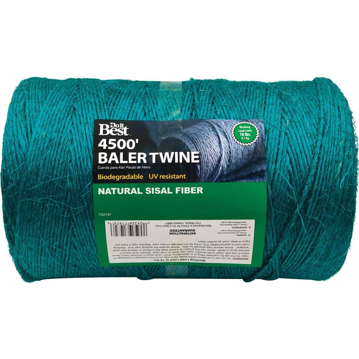 0.110 In. x 4500 Ft. Green Sisal Fiber Baler Twine