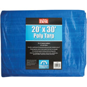 Blue Woven 20 Ft. x 30 Ft. Medium Duty Poly Tarp