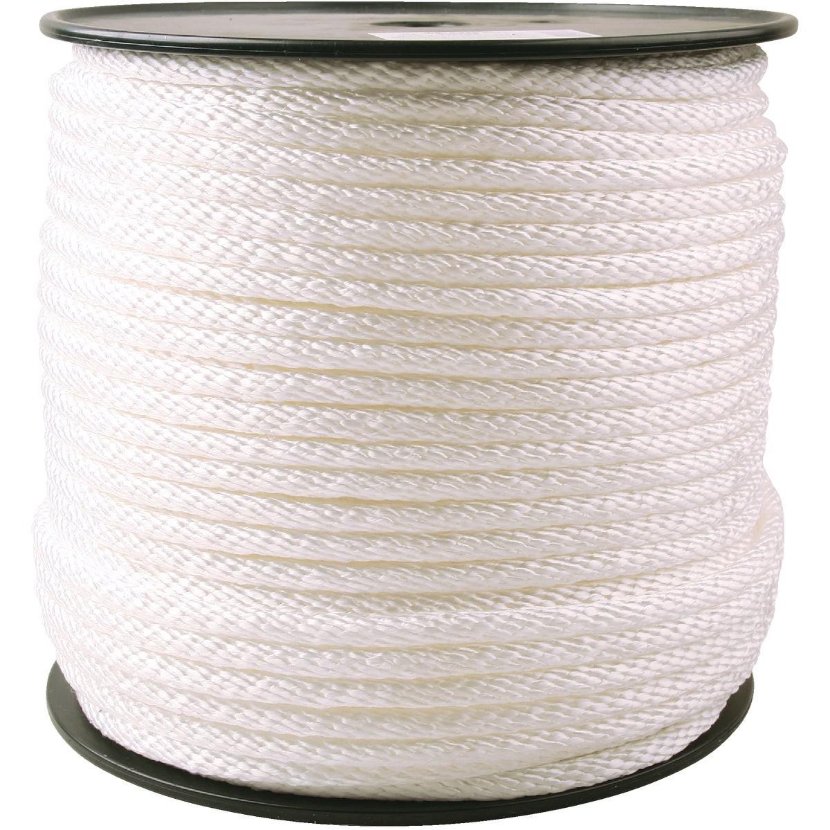 3/8 In. x 450 Ft. White Braided Nylon Rope