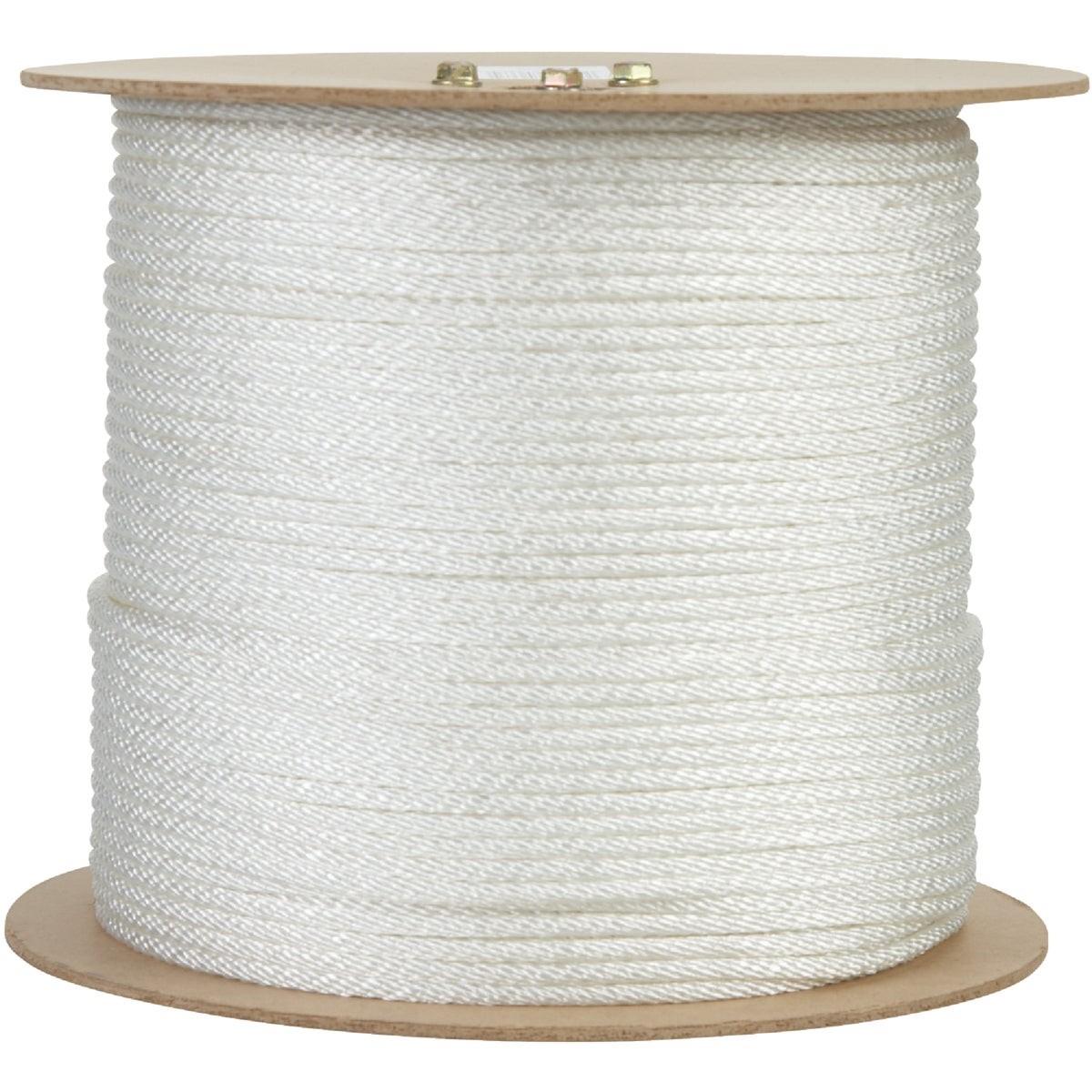 1/4 In. x 1000 Ft. White Braided UV Resistant Nylon Rope