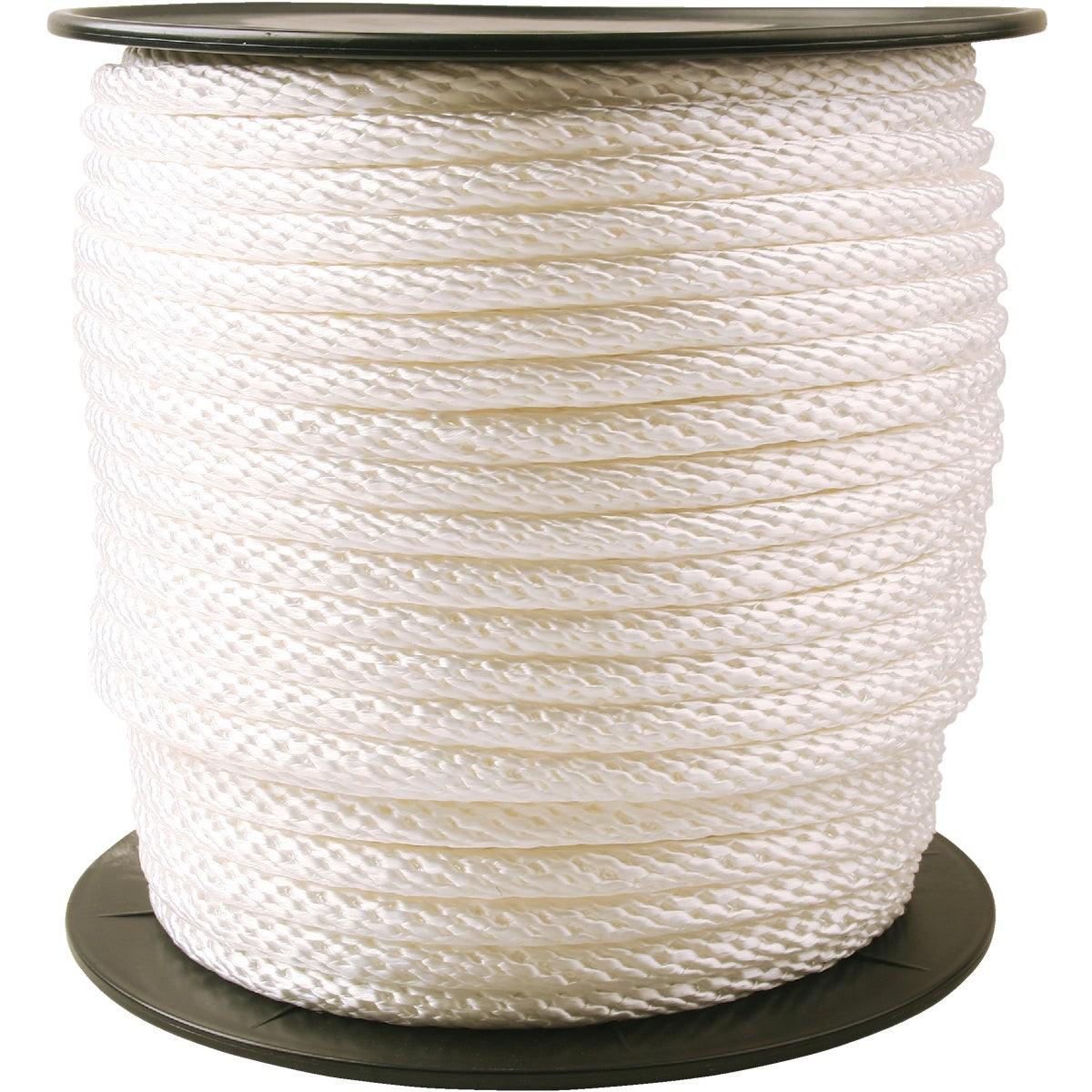 1/2 In. x 250 Ft. White Braided Nylon Rope