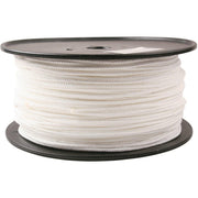 9/64 In. x 1000 Ft. White Braided Nylon Rope