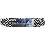 3/8 In. x 50 Ft. Black & White Derby Polypropylene Packaged Rope