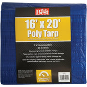 Blue Woven 16 Ft. x 20 Ft. General Purpose Tarp