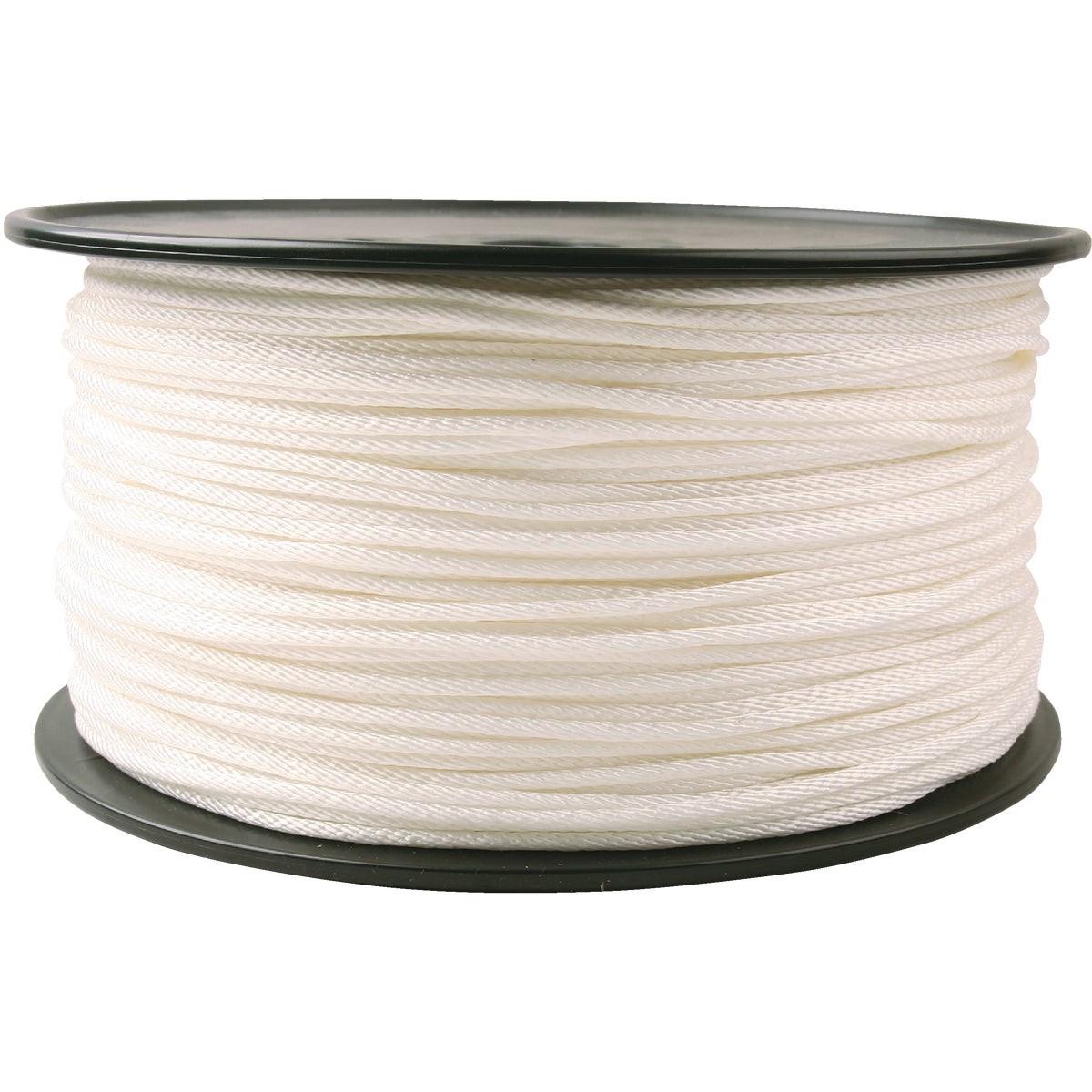5/32 In. x 1000 Ft. White Braided Nylon Rope