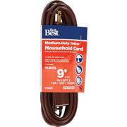 9 Ft. 16/2 Brown Cube Tap Extension Cord