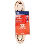 13 Ft. 16/3 Flat Plug Tan Extension Cord