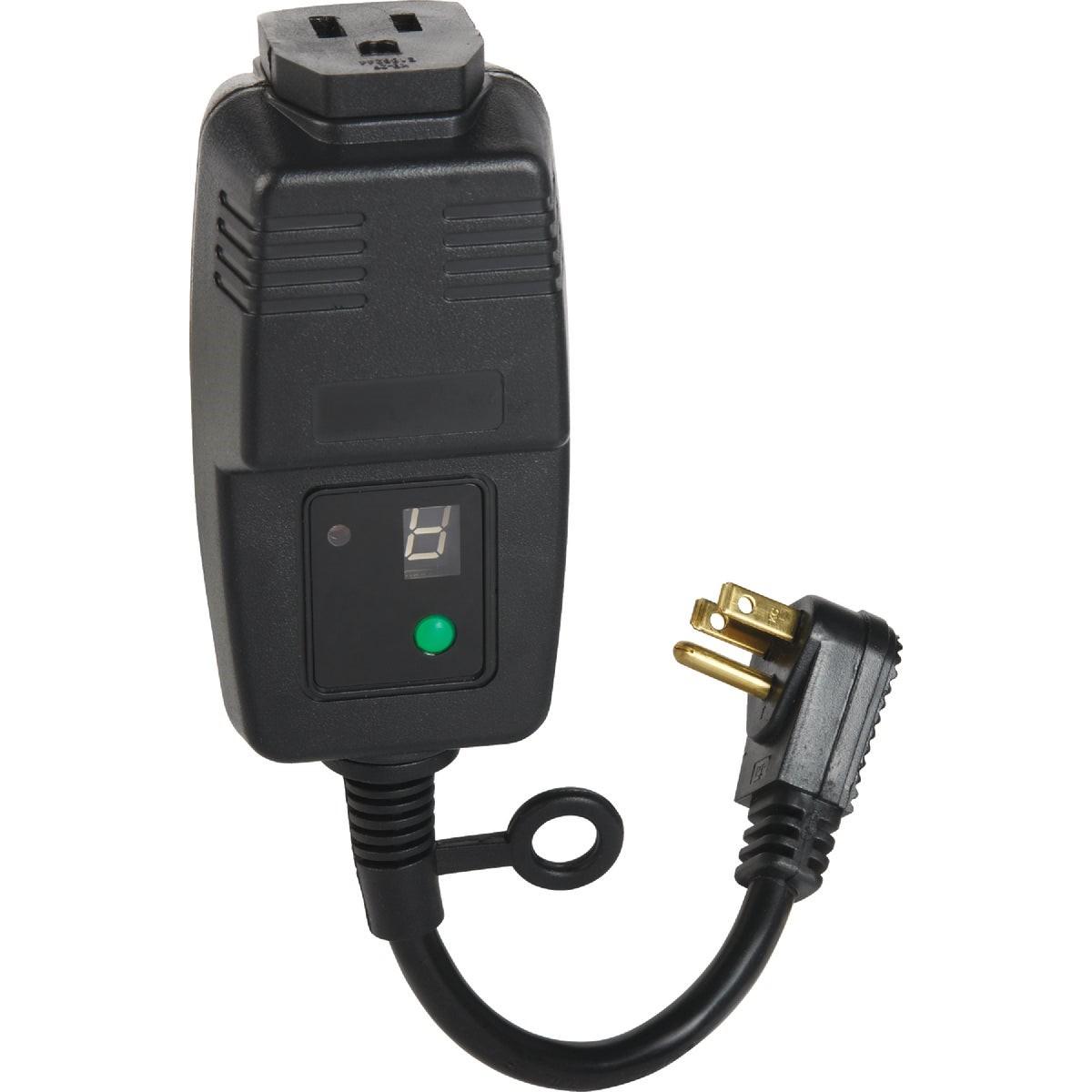 15A 120V 1800W Black Outdoor Timer